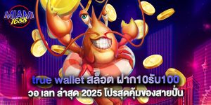 true wallet สล็อต ฝาก10รับ100 วอ เลท ล่าสุด 2025 โปรสุดคุ้มของสายปั่น
