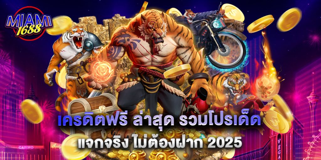 10.เครดิตฟรี ล่าสุด รวมโปรเด็ด แจกจริง ไม่ต้องฝาก 2025